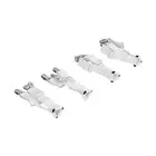(White)4PCS Bed Sheet Holder Straps Fastener Elastic Mattress Cover Blankets