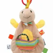 Baby Super Soft Stroller Toy Rattles & Crinkles Hanging Lovey-Turtle