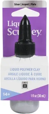 Liquid Sculpey 1oz-Silver (Pack of 3)