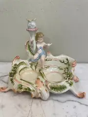 Vintage Porcelain Candle Holder