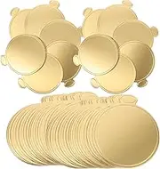 ULTECHNOVO Set of 100 Round Cake Bases Cake Trays for Decorations Mini Board Cardboard Material