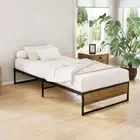 NNEDSZ Artiss Bed Frame Metal Bed Frame Bed Base OSLO - Single