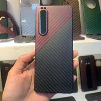 在飛比找ETMall東森購物網優惠-適用索尼xperia 1IV碳纖維手機殼超薄X5iii凱夫拉