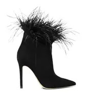 Whitby 110mm suede boots US6,US9 Black