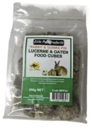 Rabbit & Guinea Pig Lucerne and Oaten Treat Blocks 500G