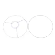 Lamp Shade Ring 180mm Dia. Lampshade Holder Frame Ring for Bulb Light Iron 1 Set