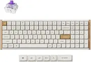 Keychron K4 HE Wireless Magnetic Switch Special Edition White Gateron Double-Rail MagneticNebulaSwitch Custom Keyboard [K4H-Q1]