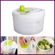 Multifunction Salad Spinner Lettuce Dryer Manual Vegetable Drainer Crisper