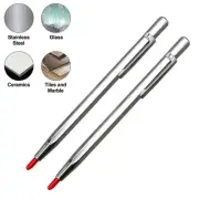 2× Diamond Glass-Cutter Carbide Scriber Metal Tile Cutting Machine Lettering Pen