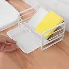 Portable Sponge Holder Dish Drainer Drying Rack Kitchen StorageBasket Household;