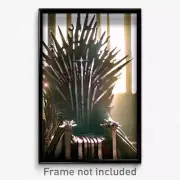 Pixel Art Poster - Pure Throne (8 Bit Psychedelic Trippy Weird Video Game Print)