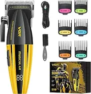 VGR 285 Fresh Fade Hair Trimmer for Men, 9000RPM Professional Barber Clipper for Haircut, Wireless Small Trimmer, Lightweight Versatile Barber Set with LED Display