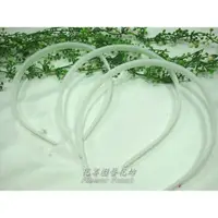 在飛比找蝦皮購物優惠-台灣製造 髮圈＊1公分白色素色髮箍＊ 有鋸齒狀~製作髮圈~飾