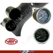 Pillar Pod for Nissan Navara 2006-15 + Oil Temp + Vacuum Black Gauges