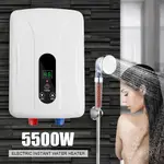 5500W 即熱式電熱水器浴室淋浴系統套裝帶自動保護絕緣 220V