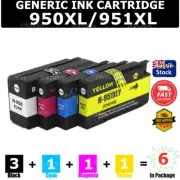 6x Generic HP950 HP951 XL Ink Cartridge For HP 251DW 276DW 8100 8600 8620 8630