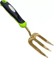 Garden Guru Titanium Hand Weeder Fork Tool – Rust Resistant Titanium Coate