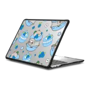 MacBook Air 13-inch (M2 - M4) Impact Case Cute Sloth in Blueberry Macaron - Kawaii Animal with Fruit