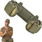 [Generic] Outdoor Girdle Battle Belt | Multi-Purpose Padded Patrol Belt | Padded Belt Tool Work Belt Multi-Purpose Patrol Belt Quick-Release For Outdoor Sports, Hiking