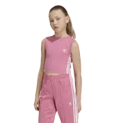 [Adidas] Adidas 8-15 Year Old Adicolor Crop Tank Top - Grade School Sport Bras/Sport Vests
