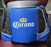 The Coolest Cooler Corona Beer 32 Can Cooler Bag / Seat Blue 14.5” H- 17"w