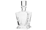 Krosno Legend 750ml Whiskey Carafe/Decanter/Bottle Glass f/ Liquor/Rum/Scotch