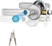 Smart Door Lock, 4-in-1 Keyless Entry Fingerprint Door Lock with APP/Code/Keys/Fingerprint, Electronic Keypad Lock Remote APP Control, Biometric Smart Lock for Home, Office, Hotel & Apartments