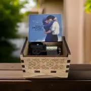 New “Howl’s Of Moving Castle” Handmade Windup Mini Wooden Music Box