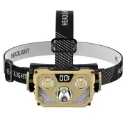 USB Rechargeable Headlamp With Blue Red Light Headlight LED Headlamp Outdoor Camping Fishing Forehead Flashlight Night H