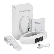 EMS V-Line Facial Lifting Device Hot Compress Face Slimming Machine Microcurrent Double Chin V Face Shaped Cheek Belt Machine