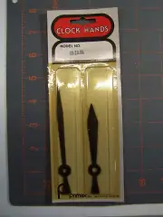 Vintage Primex Black Clock Hands Part # 2223 BL NOS