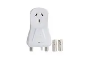 Kingray KDA20 44-860MHz 1 In To 1 Out F-Type TV Signal Plug Amplifier
