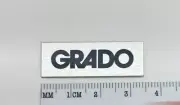 Grado Badge Logo For Turntable or Dust Cover Metal Custom Made