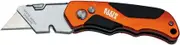 Folding Utility Knife, Push button to easily open and close, Klein Tools 44131