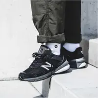 在飛比找蝦皮購物優惠-New Balance 990 全黑 黑魂 麂皮 復古 反光