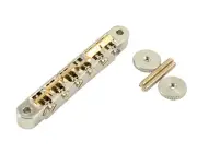 Kluson USA Made ABR-1 Tune-o-Matic Chrome Wired Raw Brass Saddles KLP-1285C
