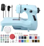 Mini Sewing Machine for Kids Beginners Dual Speed with Extension Table