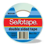 Sellotape Double Sided Tape, 18Mm X 33 Metres, Each