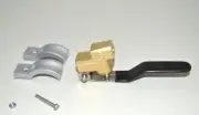 Commercial Extraction Brass Detail Tool Valve 1/8 Inch 500 PSI With Bracket VD50