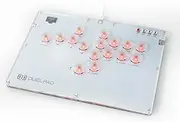 BITFUNX Duelpad Cross A16 Arcade Fight Stick low-profile switch Arcade Stick Controller For PC/PS4/NS/PS5