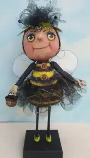 Cloth Folk Art Doll Pattern “Honey Pot” by Susan Barmore