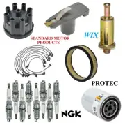 Tune Up Kit Filters Cap Spark Plugs Wire For FORD COUNTRY SQUIRE V8 5.0L 68-71 (for: Ford)