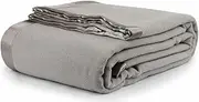 Jason Australian Wool Blanket (Silver/Grey, Single/Double)