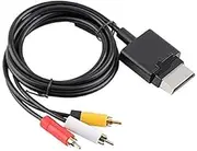 WiCareYo 1.8M 6FT AV Audio Video Composite Cable For Xbox 360 Slim