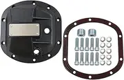Differential Cover Set Black Hardcore Replacement Chrome Cover Chrome Replacement Cover for Dodge Chevy