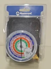 Mastercool 58501 HVAC Refrigeration Manifold Low Side Gauge R410A R404A R22