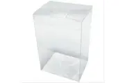 50 Pack of 5x8cm Clear PVC Plastic Folding Packaging Small rectangle/square Boxes for Wedding Jewelry Gift Party Favor Model Candy Chocolate Soap Box