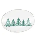 Vietri Melamine Lastra Holiday Oval Platter