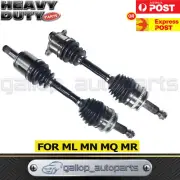 2 Front CV Joint Drive Shaft For Mitsubishi Triton ML MN MQ MR LH + RH Pair