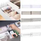 Transparent Drawer Dividers Adjustable Wardrobe Segmentation Kitchen Tools